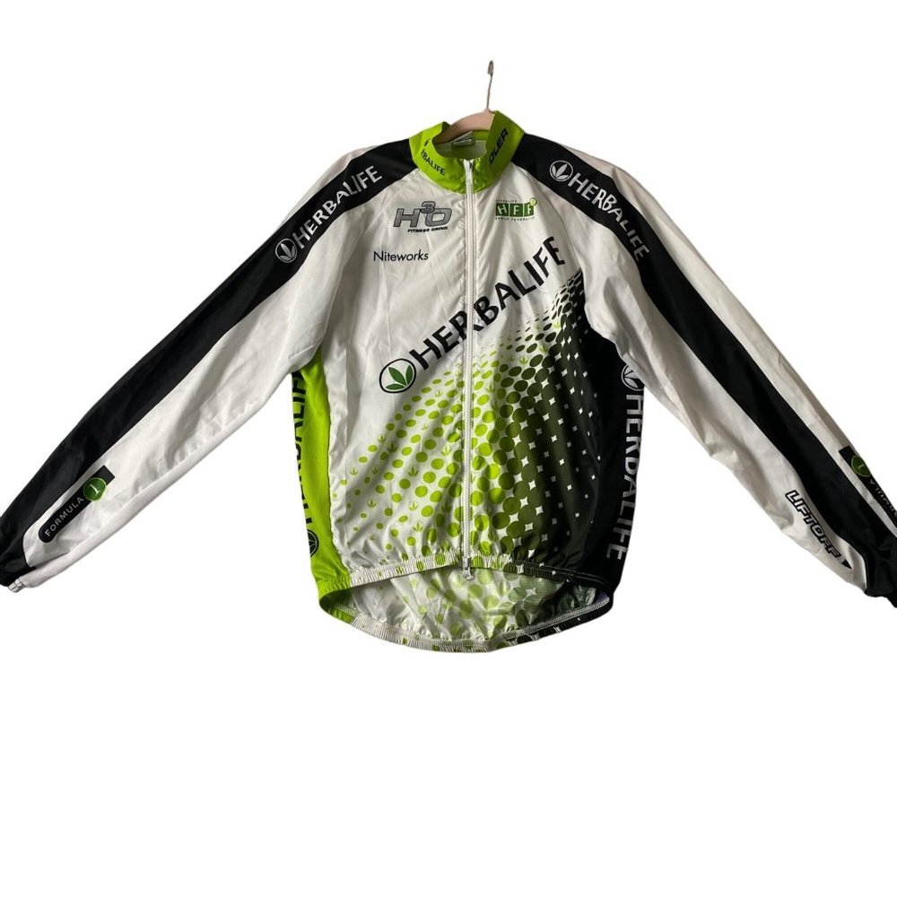 Voler Cycling Jersey Jacket Men Size Medium Raglan Full Zip Herbalife Formula 1‎